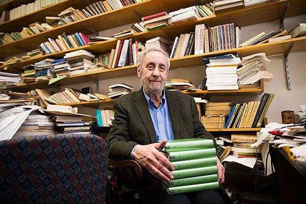 Harvard Professor Stephen Owen spent eight years translating the complete works of Chinese poet Du Fu. "I didn’t believe it until I held it in my hand," he admitted. The finished volumes weigh nine pounds and comprise 3,000 pages.