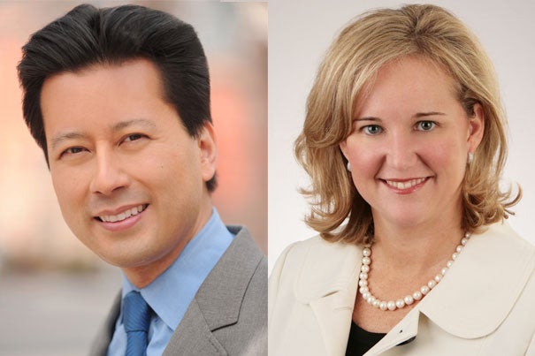 Kenji Yoshino ’91 has been elected president of Harvard’s Board of Overseers for the academic year 2016-17. Nicole Parent Haughey ’93 has been elected vice chair of the Overseers executive committee for 2016-17.