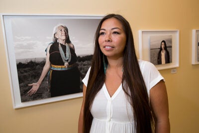 “I couldn’t not talk about what’s happening to our Indian women,” said Matika Wilbur, who noted that her subjects are “so much more” than victims. 
