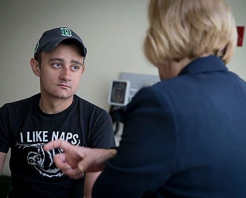 Brenden Whittaker, 22, of Ohio, is a patient with a rare genetic immune disease in a Children's Hospital gene therapy trial. Pediatric Oncology RN, Brenda MacKinnon and Whittaker discuss his progress.