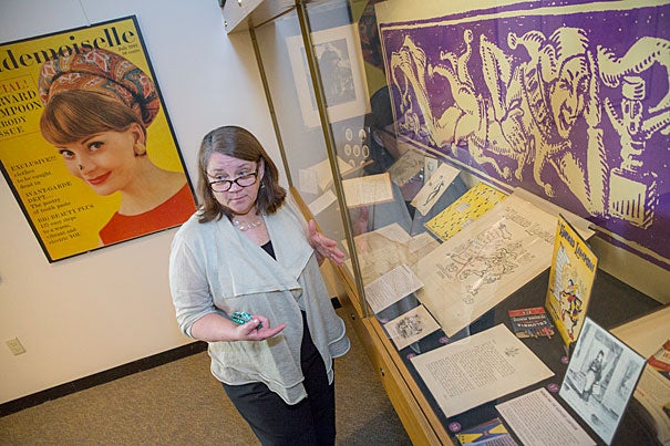 Archivist Megan Sniffin-Marinoff discusses the memorabilia that tells the story of The Harvard Lampoon throughout its 140 years. 