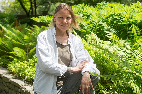 Radcliffe fellow and HMS professor Ann-Christine Duhaime, whose new project explores how inherent brain drive and reward systems may influence behaviors affecting the environment and global warming.