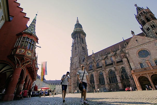 The gothic Freiburg Minster cathedral is possibly the most famous landmark in the city.