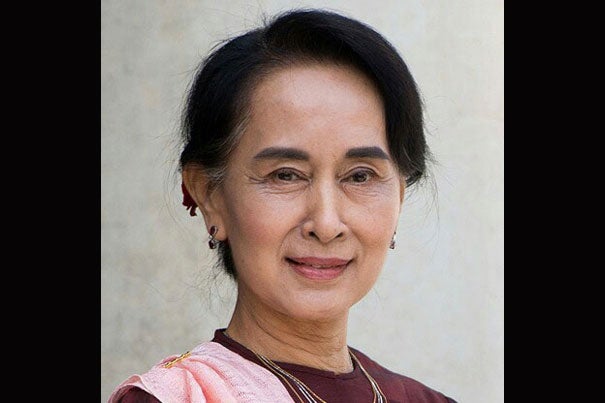 Aung San Suu Kyi is the fourth Nobel Peace Prize laureate to receive the Harvard Foundation Humanitarian Award.