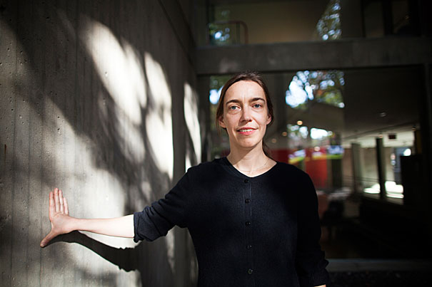 Visual and Environmental Studies Assistant Professor Nora Schultz is a German artist who creates sculptural installations involving unorthodox methods. "If someone writes a text or produces a sound piece in our sculpture course," she says, "I consider it a sculptural project." 