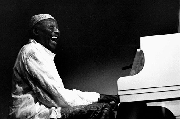 “When Randy Weston plays, a combination of strength and gentleness, virility and velvet, emerges from the keys in an ebb and flow of sound seemingly as natural as the waves of the sea,” Langston Hughes said.
