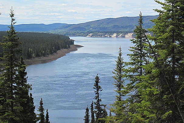 The Churchill River in Labrador, Canada, is the site of the upcoming Muskrat Falls hydroelectric facility. Credits: Prentiss Balcom/Harvard SEAS