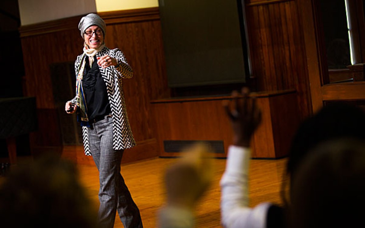 Celene Ibrahim leads a Diversity Dialogue titled Muslim Feminism.
