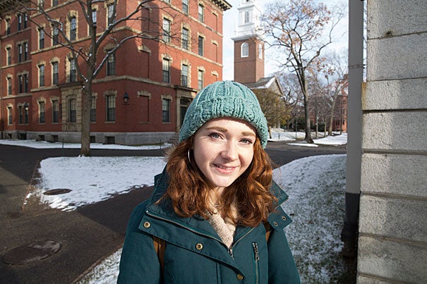 The paths of Harvard Yard are as familiar to Hana Connelly '17 as any street in her hometown of Cambridge, but she found that walking through the gates as a visitor and as a student are very different experiences.