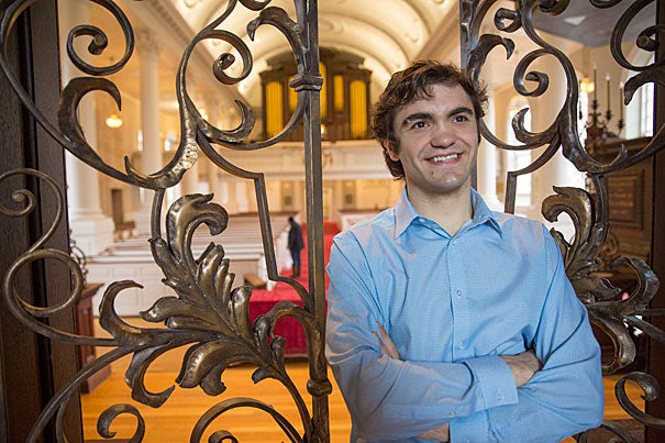 David Coletti '17 is a peer adviser, a Phillips Brooks House Association volunteer, and an international traveler who says conversations have broken down barriers and fostered connections key to his time at Harvard. He'll next work for a Manhattan law firm on international litigation with Spanish- and Portuguese-speaking countries.
