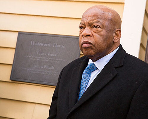 "I think we’ve got to continue to teach and preach. We’ve got to continue to inspire people to say, 'We can do it,'" said Civil Rights icon and Congressman John Lewis.