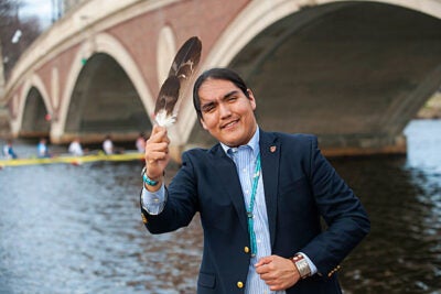 Damon Clark '17 is a Native American social studies concentrator. After graduation, he will travel to New Zealand, where he will spend a year studying the Maori indigenous people.