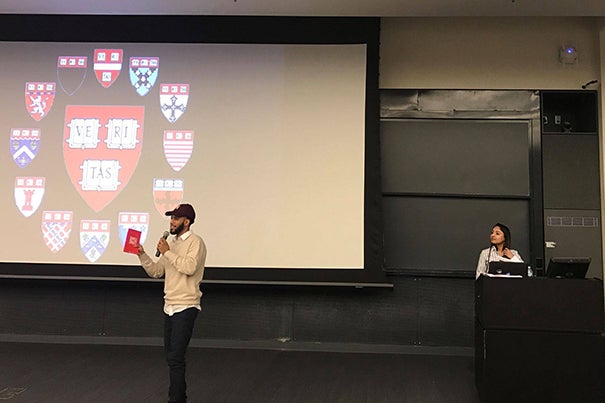 “Doing what you love will afford authenticity and compel creativity,” said “Single to Single” author Antwan Steele at the Harvard Graduate Council’s Leadership Conference. 