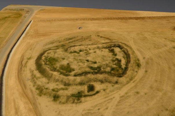 Director of the Center for Geographic Analysis Jason Ur has pioneered the use of drone aircraft to aid his research efforts for years, most recently using them to quickly create 3-D maps of ancient sites in Iraq’s Kurdistan region, such as this aerial survey of Girdi Dowlabakra.