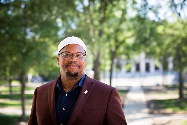 "These are challenging times that require us ... to [be] the best of who we are while remembering the divine in each other,” says Harvard’s newly appointed Muslim chaplain Khalil Abdur-Rashid