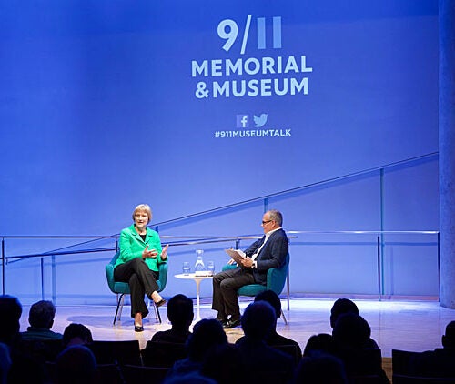 President Faust drew from her 2008 book, “This Republic of Suffering," in a conversation at the National Sept. 11 Memorial and Museum. 