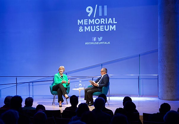President Faust drew from her 2008 book, “This Republic of Suffering," in a conversation at the National Sept. 11 Memorial and Museum. 