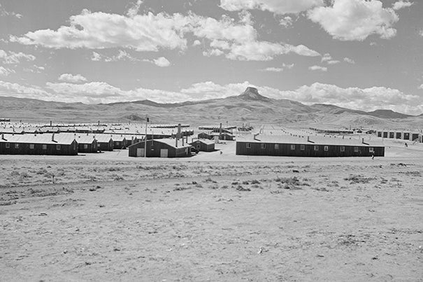 Thirty-five years after their release, Japanese-American internees placed in the poorest camp, Arkansas' Rohwer Relocation Center,  earned 17 percent less than those placed in more affluent regions, such as Heart Mountain, Wyo., (pictured).