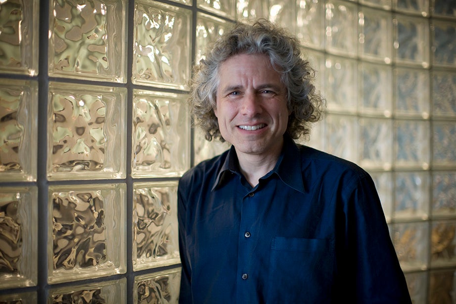Steven Pinker lists office hours in the syllabus and makes individual appointments. 