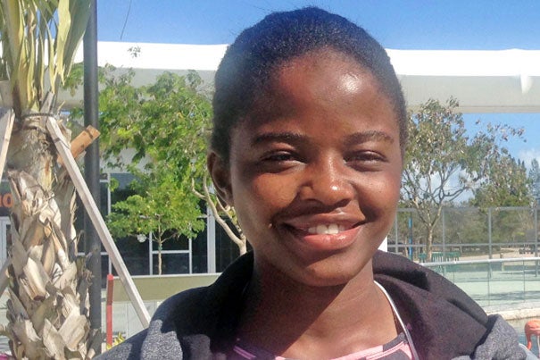 Sophomore Sela Kasepa, a native of Zambia, launched and mentored her country's FIRST Global robotics team. "As a nation, Zambia needs to drive toward innovation, and these students can be leaders in that arena,” she said.
