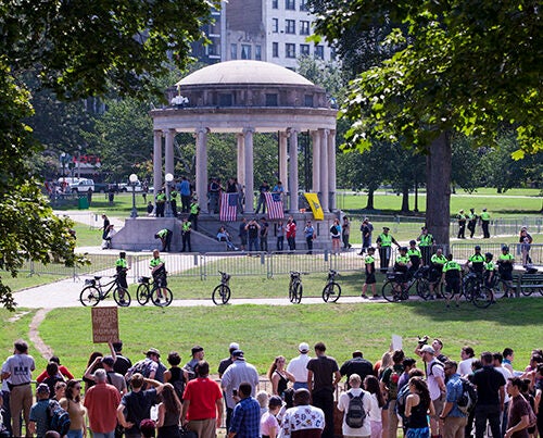 counterprotesters overwhelm white nationalists at Boston Common