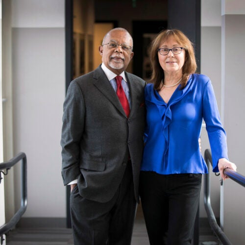 Harvard scholars Henry Louis Gates Jr. and Maria Tatar celebrate their collaborative book project "The Annotated African American Folktales." 