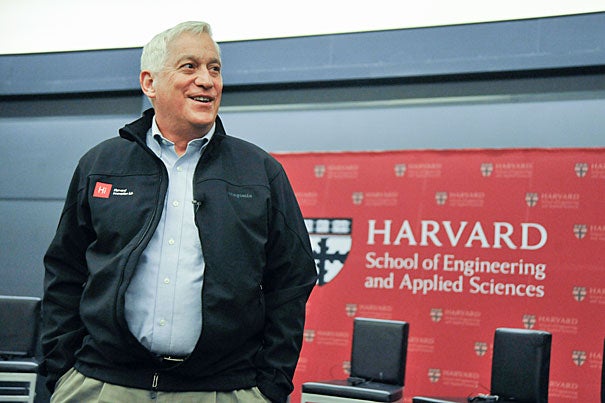 “Part of his imagination comes from just being so observant about things we forget to study after we outgrow our wonder years…" says author Walter Isaacson '74 of Leonardo da Vinci, the subject of his most recent biography. File photo by Jon Chase/Harvard Staff Photographer