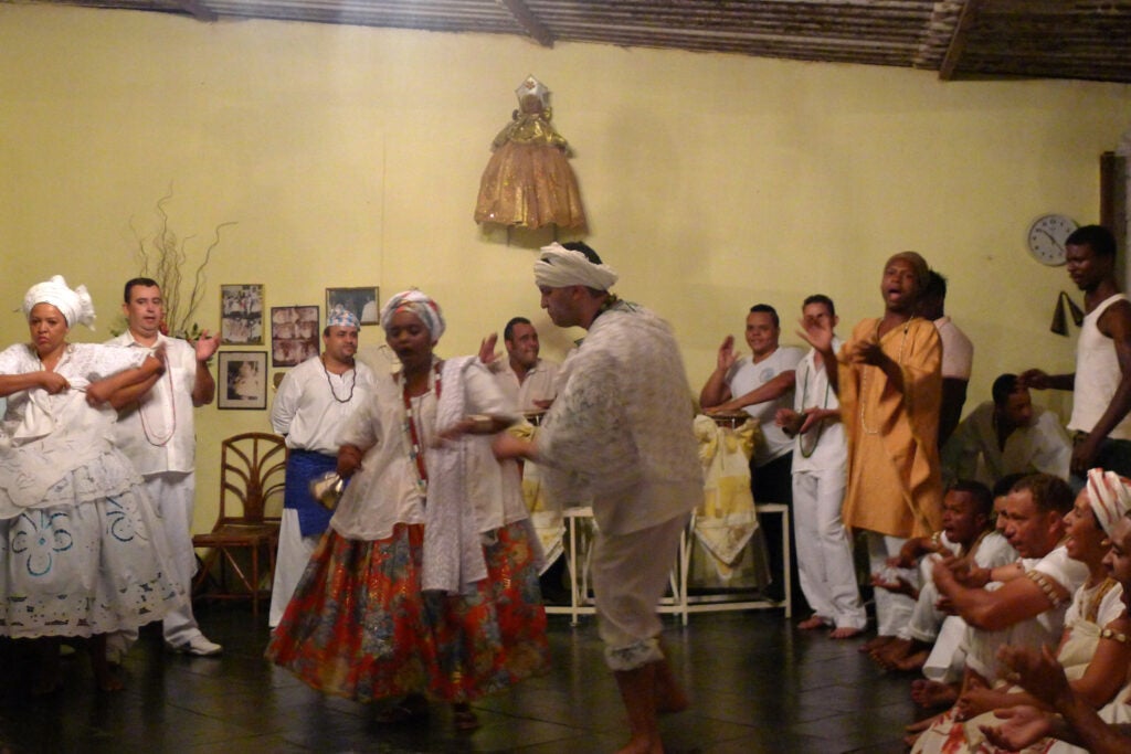 Dance ritual, Brazil.