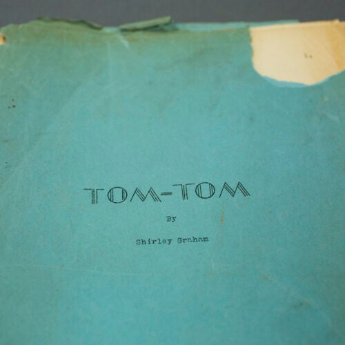 Despite its successful debut in 1932, the opera “Tom Tom,” by composer Shirley Graham, was never performed again.