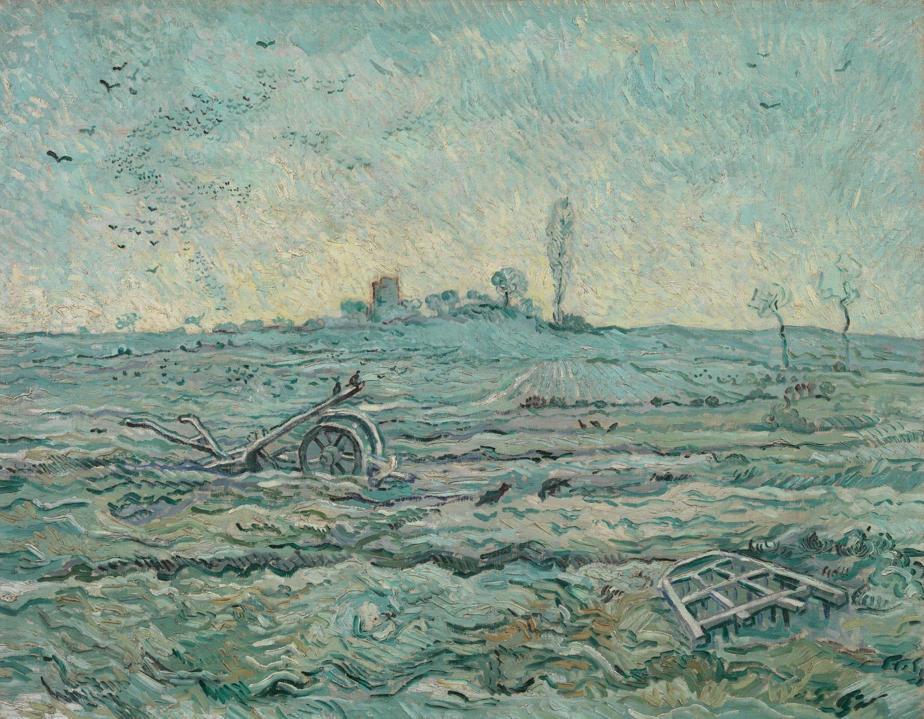 Van Goghs Snow Covered Field” Visits Harvard Harvard Gazette