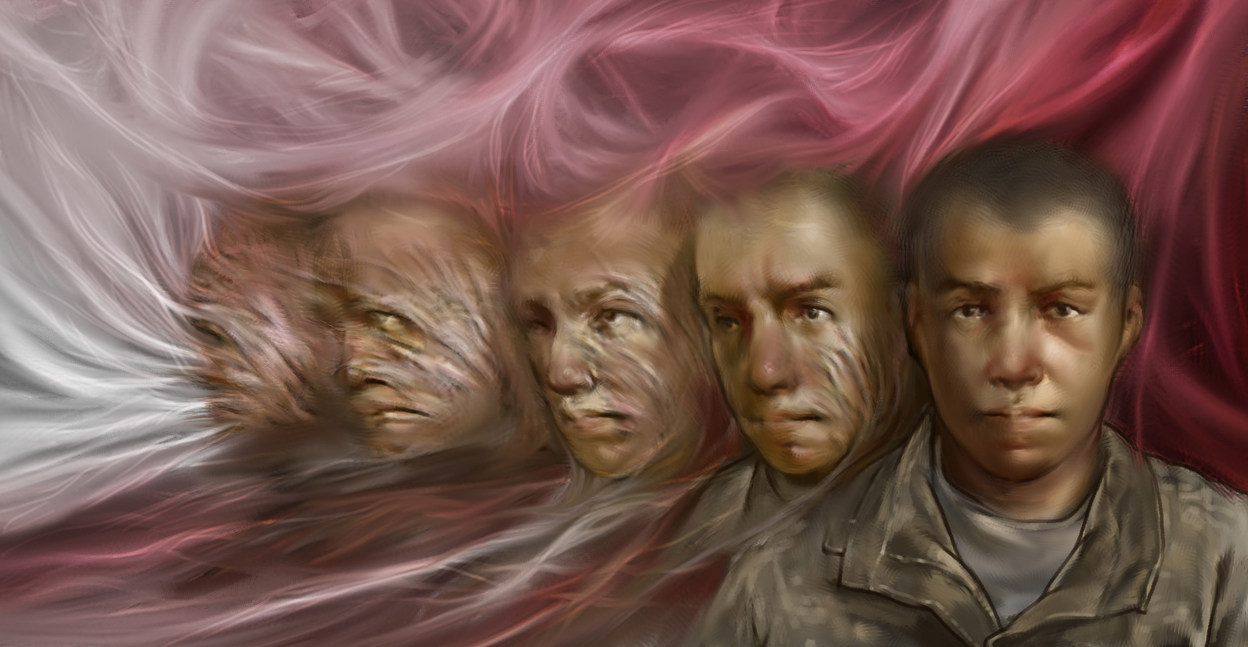 Bioinspired wound dressing contracts in response to body heat, speeding