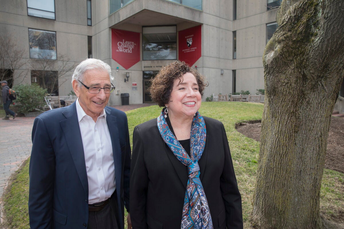 Mary Grassa O'Neill, a senior lecturer at HGSE, and HBS Professor Allen Grossman talk about their Schools' new joint certificate program for school principals.