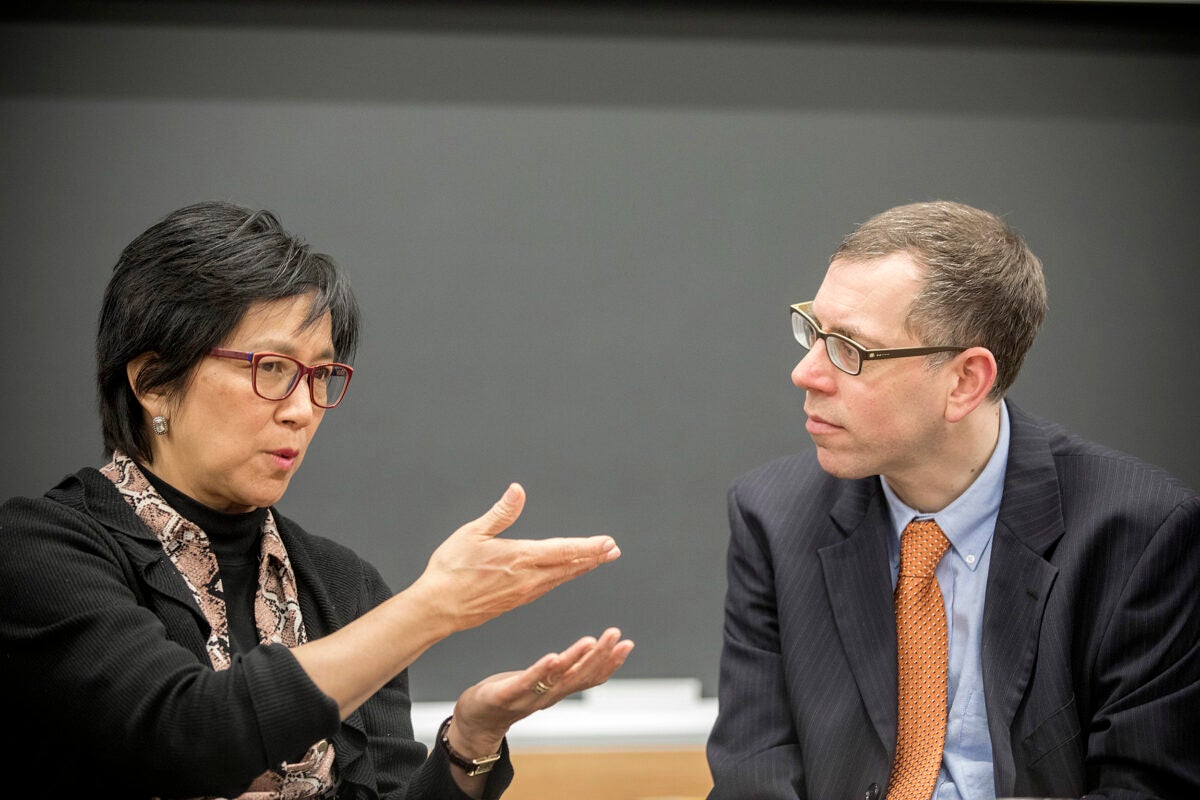 Boston Globe Spotlight team journalists Patricia Wen (left) and Todd Wallack talk about their landmark December 2017 series on Boston's difficult history with race.