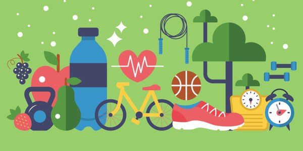 health habits illustration
