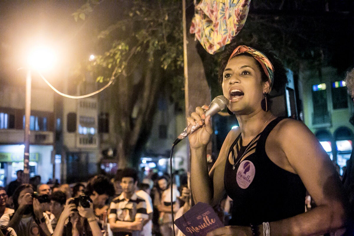 A Harvard conference on Afro-Brazilian issues will honor the memory of activist Marielle Franco (pictured), who was gunned down last month in Rio.