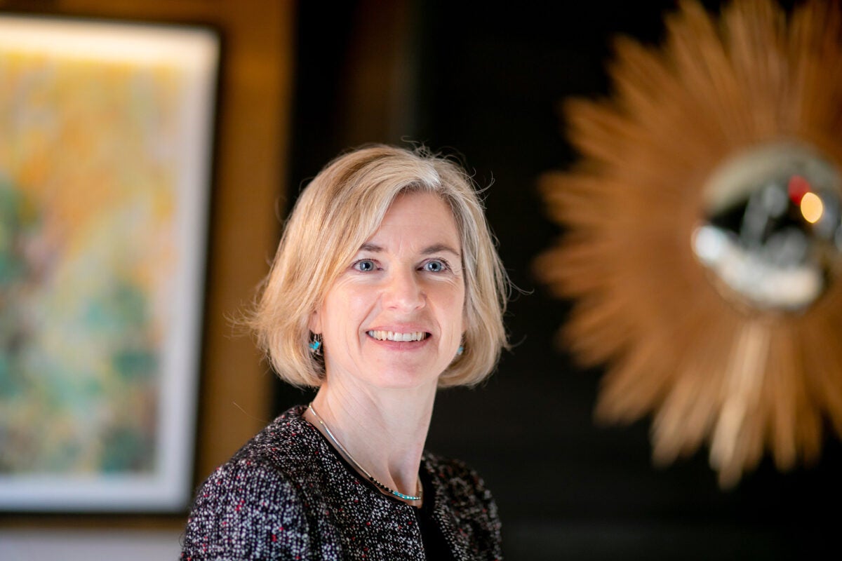 Jennifer Doudna, who first identified CRISPR/Cas9 as a gene-editing tool, delivered three lectures about the tool's rapid spread and the need for discussion about the ethics of its applications.