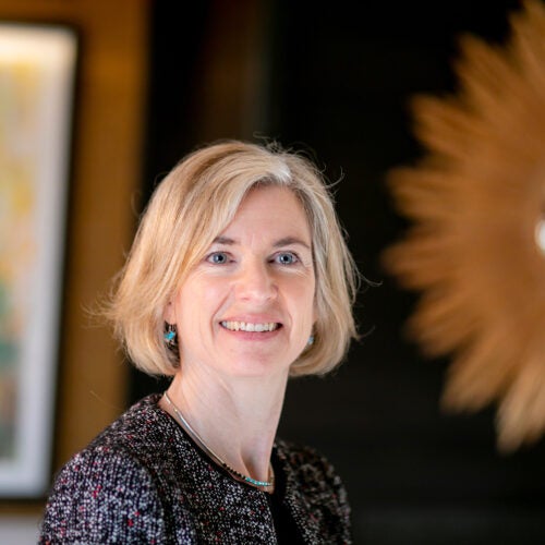 Jennifer Doudna, who first identified CRISPR/Cas9 as a gene-editing tool, delivered three lectures about the tool's rapid spread and the need for discussion about the ethics of its applications.