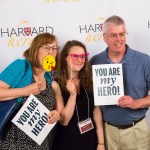 Megan Peavey with parents Kelly and Dan.