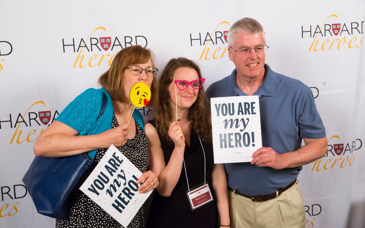 Megan Peavey with parents Kelly and Dan.