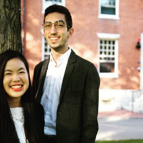 Jasmine Chia '18 and Cengiz Cemaloglu ’18 know firsthand how exposure to a diverse College cohort can broaden horizons and forge deep friendships.