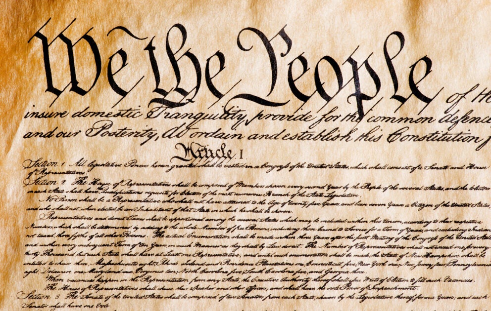 Constitution S Wide Latitude For A President Causing Major Legal Headaches Harvard Gazette