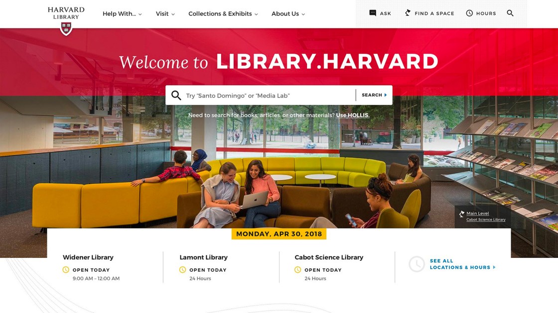 New library website provides digital front door to Harvard resources Harvard Gazette