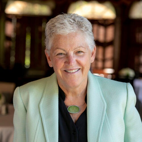 Gina McCarthy says having a pessimistic attitude about the environment is counterproductive. "I’m not big on admitting defeat when I think that the futures of my kids and grandkids are at stake."