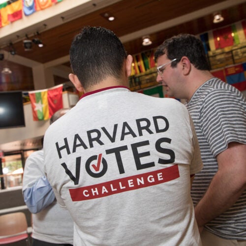 Harvard Votes Challenge event