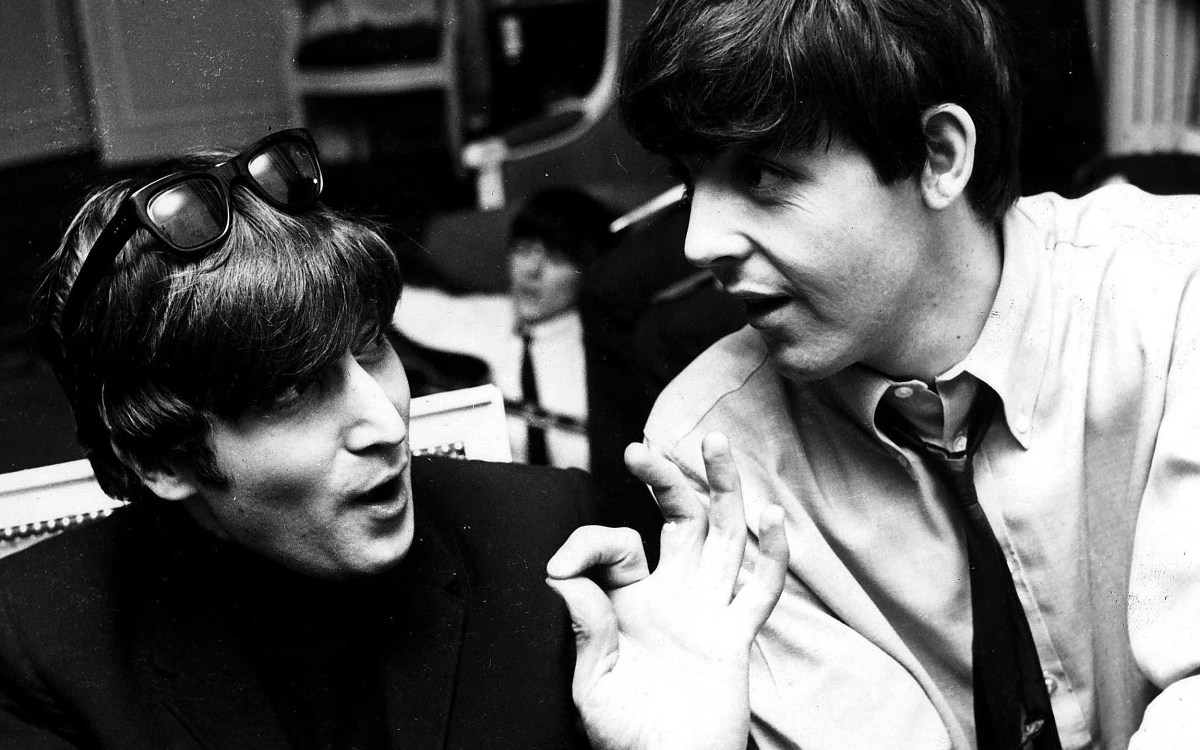 John Lennon and Paul McCartney.
