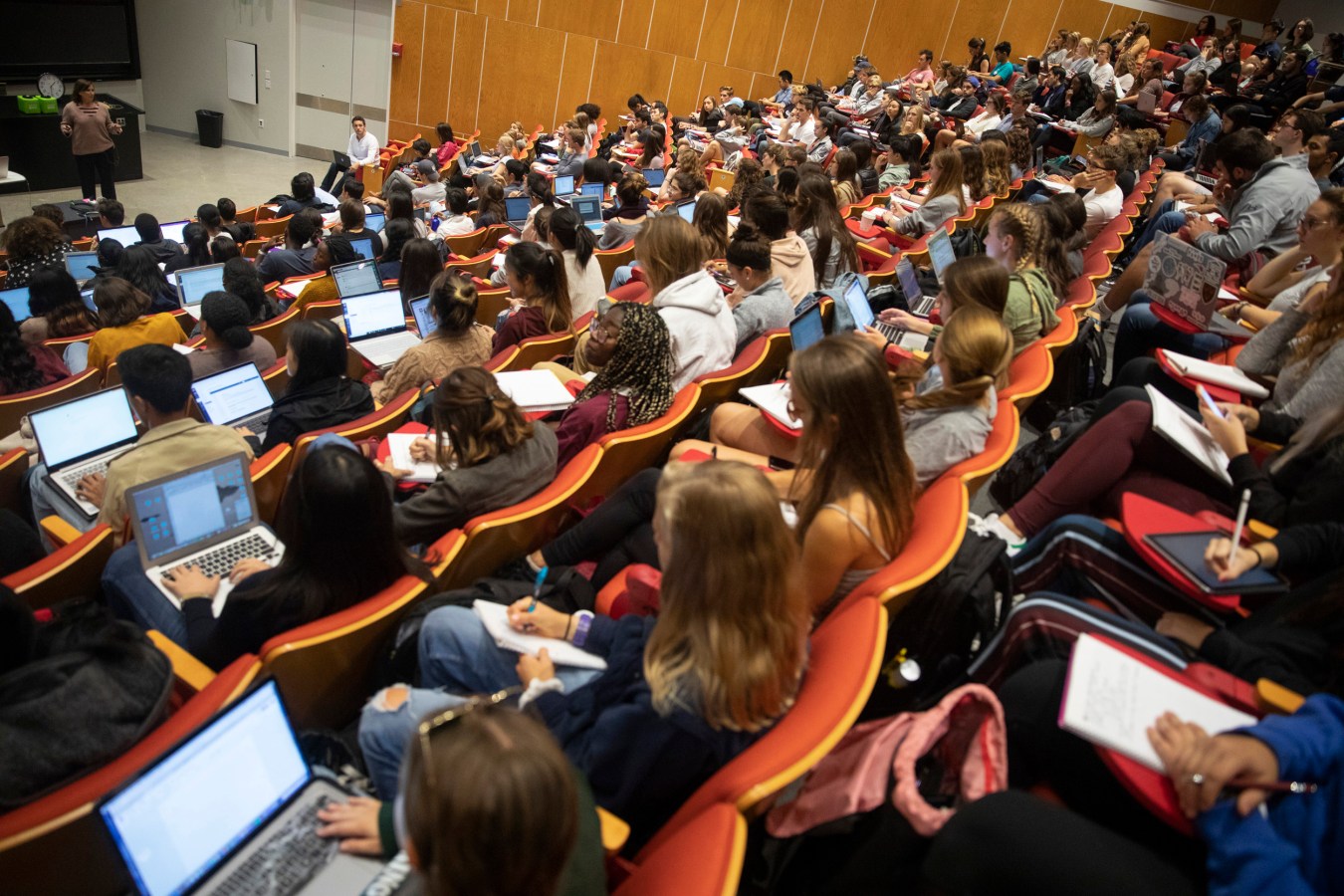 Harvard students sample courses during firstweek frenzy Harvard Gazette