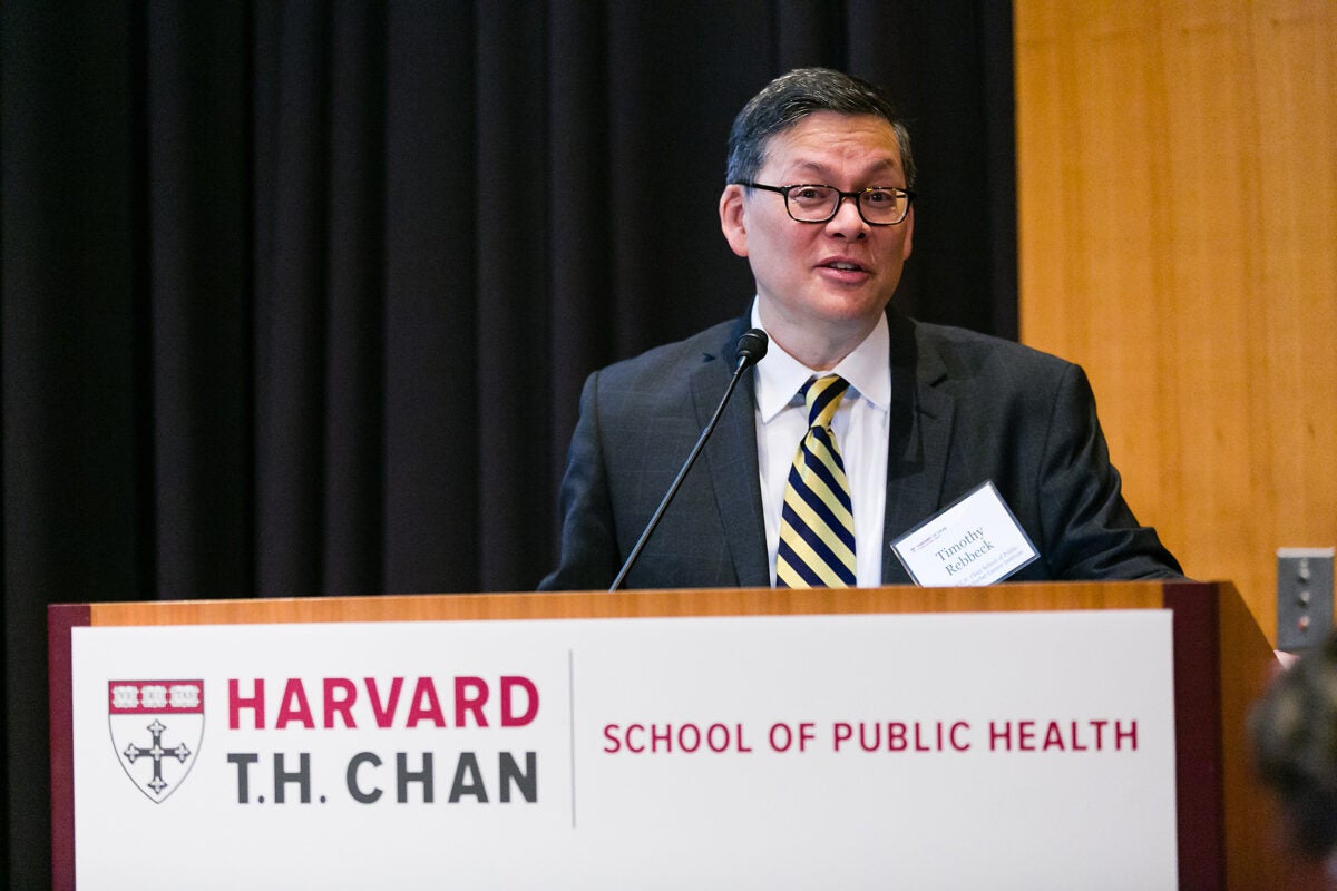 Timothy Rebbeck, the director of the Chan School’s new Zhu Family Center for Global Cancer Prevention.