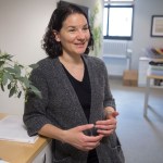 Emily Balskus standing in her office