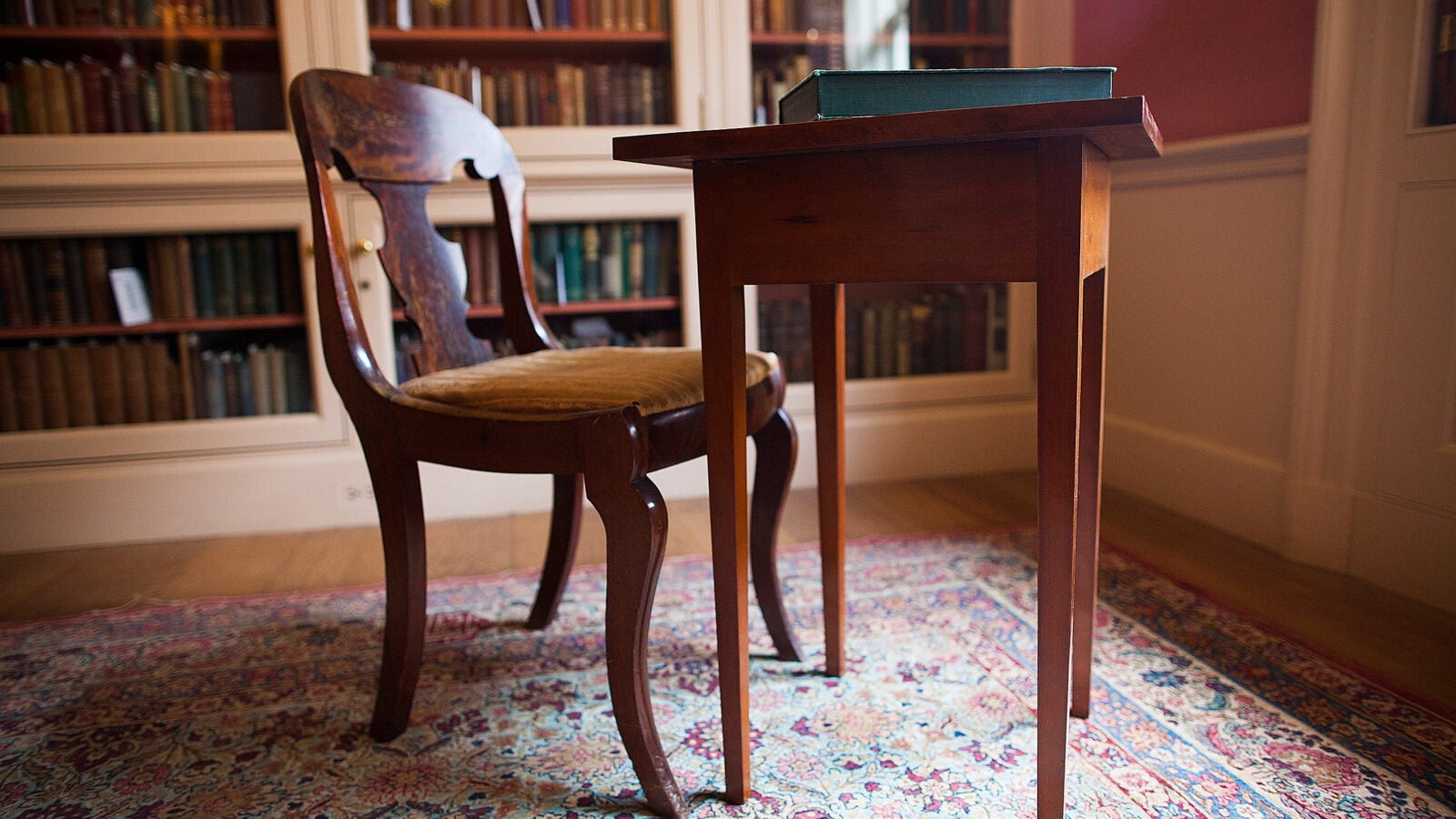Emily Dickinson's chair and desk