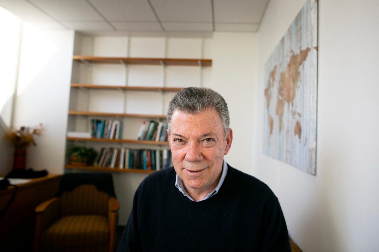 Juan Manuel Santos portrait.